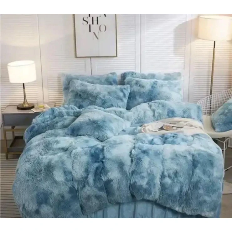 Yataq dəsti MiraNova FS-039, yorğan üzü 200x230 sm, mələfə 200x230 sm, yastıq üzləri 50x70 sm, ikinəfərlik, mavi