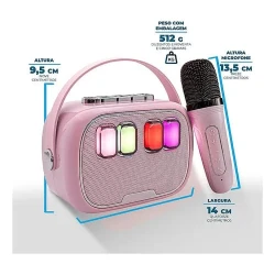 Portativ Simsiz Dinamik S576, çəhrayı