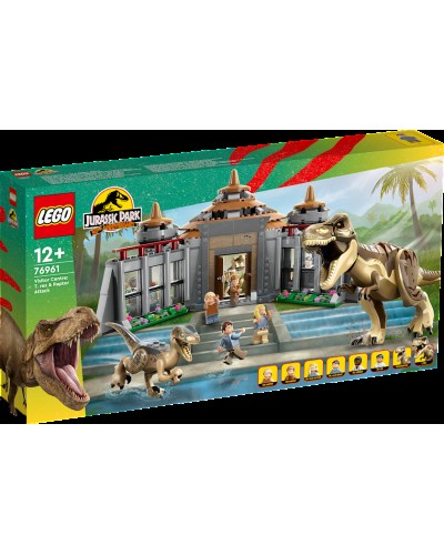 Konstruktor LEGO Jurassic World Visitor Center: T. Rex & Raptor Attack 76961, 12+ yaş, 693 hissə