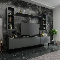 TV üçün tumba 030, LDSP, boz