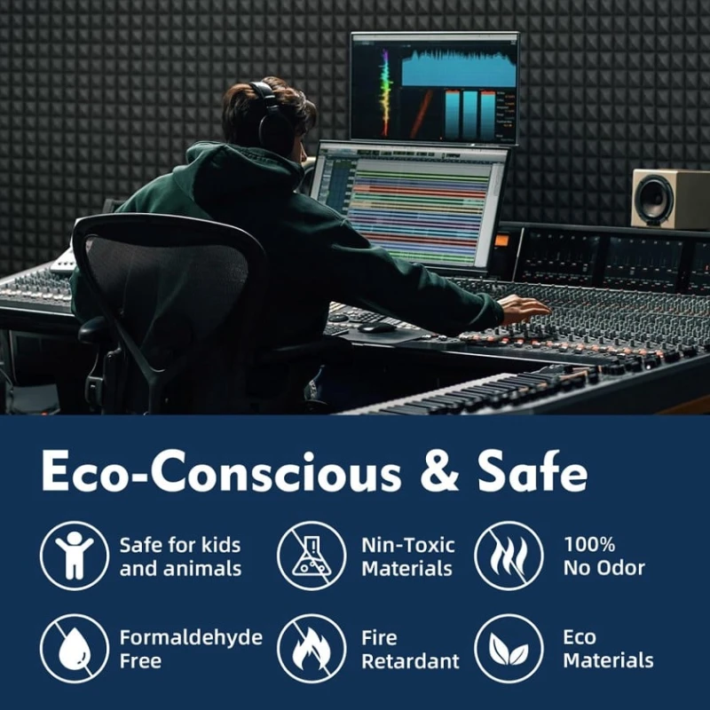 Акустические панели Liyu PRMD-5 30x5 см, самоклеющиеся, 24 шт Акустические панели Liyu PRMD-5 30x5 см, самоклеющиеся, 24 шт