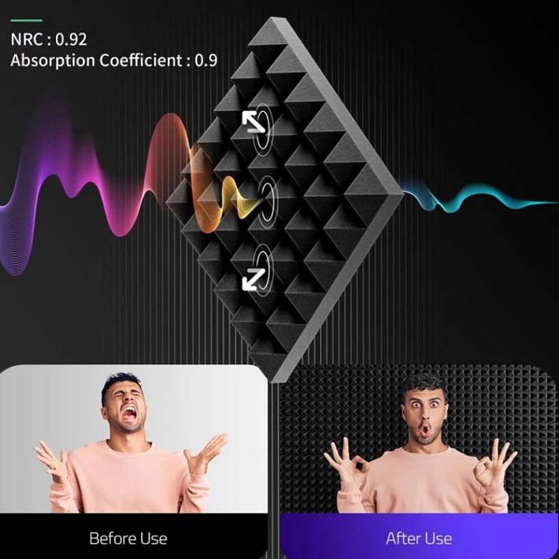 Акустические панели Liyu PRMD-5 30x5 см, самоклеющиеся, 24 шт Акустические панели Liyu PRMD-5 30x5 см, самоклеющиеся, 24 шт