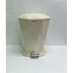 Мусорное ведро Homara HM005, пластик, бежевое, 30х39 см
