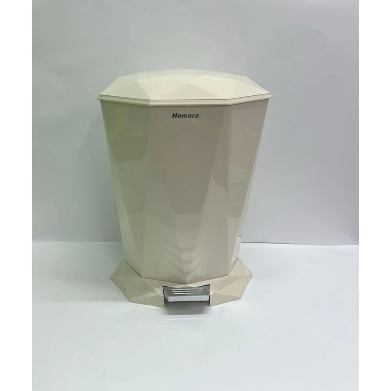 Мусорное ведро Homara HM005, пластик, бежевое, 30х39 см Мусорное ведро Homara HM005, пластик, бежевое, 30х39 см