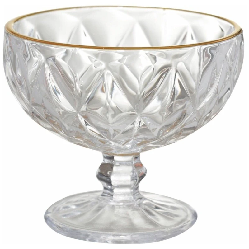 Şəkər qabı, şüşə, şəffaf, 6 əd