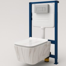 Unitaz Komplekt Caesar Asma 1170 D / İnstalyasiya Dəsti