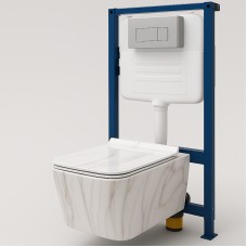 Unitaz Komplekt Caesar Asma 1170 D / İnstalyasiya Dəsti