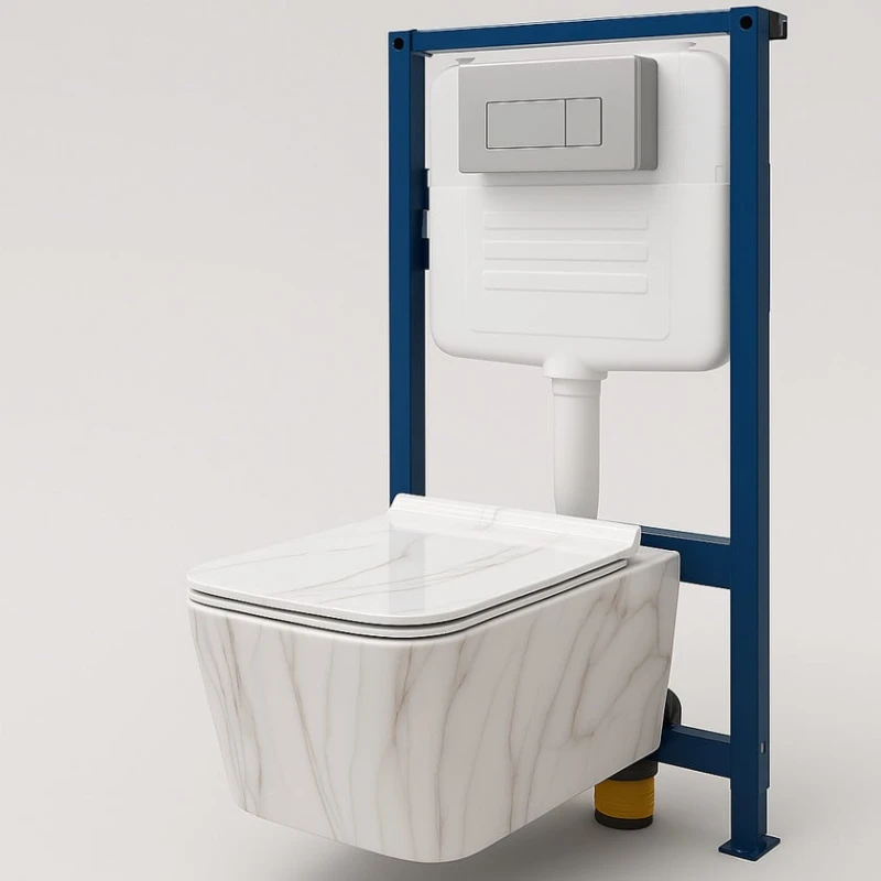 Unitaz Komplekt Caesar Asma 1170 D / İnstalyasiya Dəsti Unitaz Komplekt Caesar Asma 1170 D / İnstalyasiya Dəsti