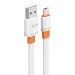 Кабель Celebrat CB-33 A-M USB to Micro USB, 1 м, White