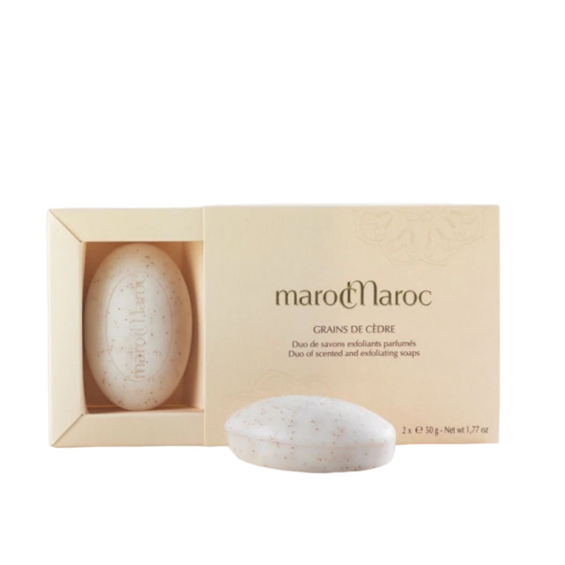 Krem-sabun MarocMaroc Grains de Cedre, 2 əd, 50 q