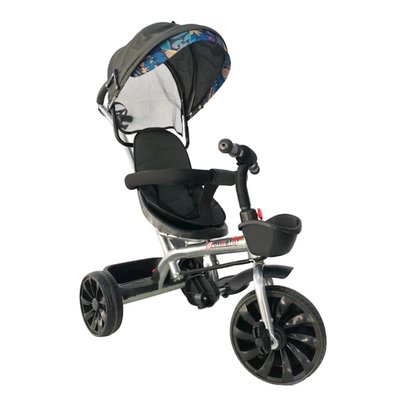 Üçtəkərli uşaq velosipedi 1206 Qara