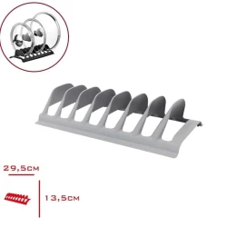 Qapaqlar üçün tutacaq nh_41z7889z1, 29.5х13.5 sm, plastik, boz