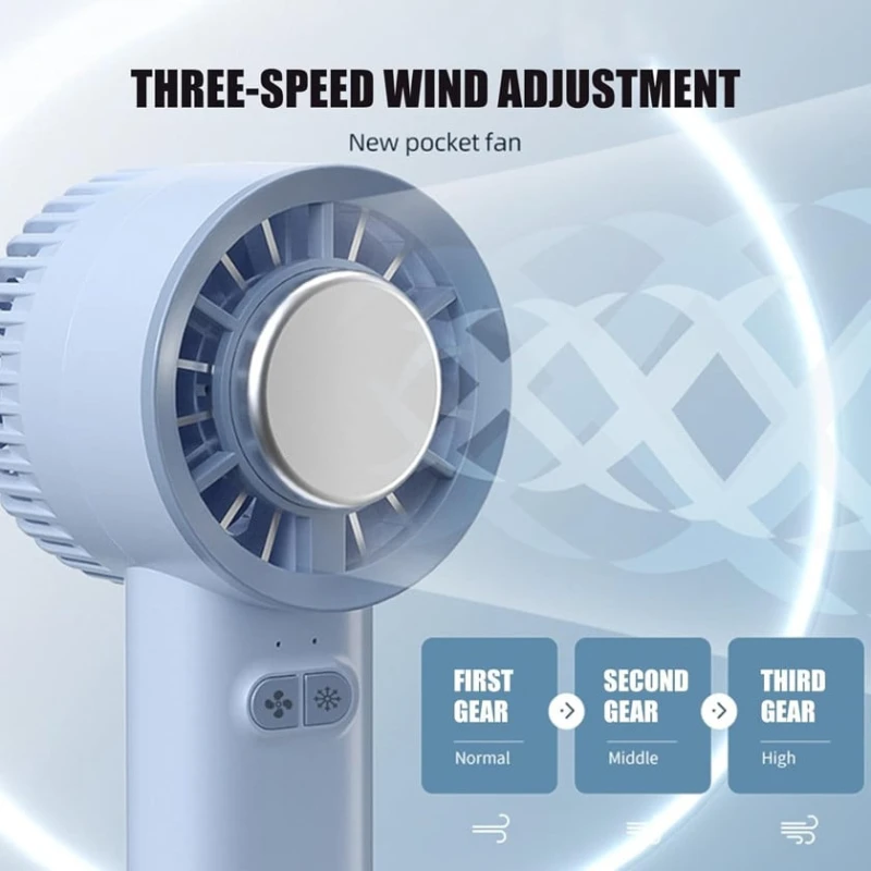 Ventilyator soyuq kompres funksiyalı portativ, mavi