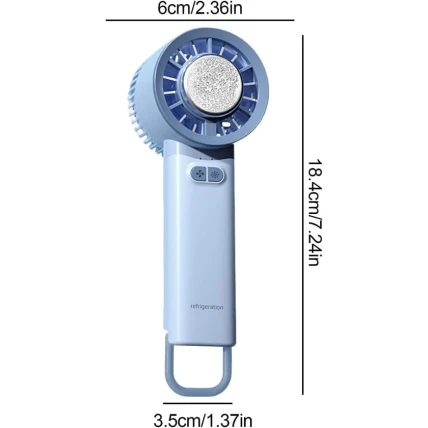 Ventilyator soyuq kompres funksiyalı portativ, mavi