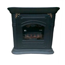 Soba-kamin Mahshid Davam Ks0167, metal, qara, 96x87x38 sm