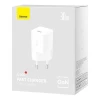 Сетевое зарядное устройство Baseus GaN5 Fast Charger Mini 1C 30W, Белый Сетевое зарядное устройство Baseus GaN5 Fast Charger Mini 1C 30W, Белый