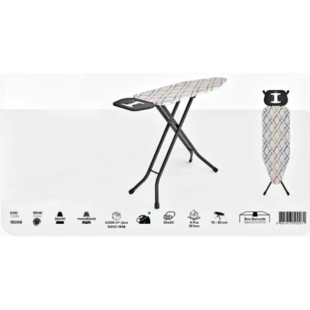 Гладильная доска Perilla Helena, 110x38 см, разноцветная Гладильная доска Perilla Helena, 110x38 см, разноцветная