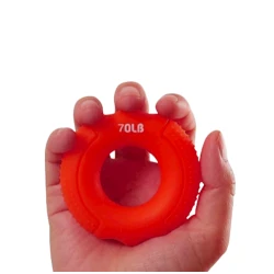 Кистевой эспандер Gymnic 1135, силиконовый, 32 кг, красный Кистевой эспандер Gymnic 1135, силиконовый, 32 кг, красный