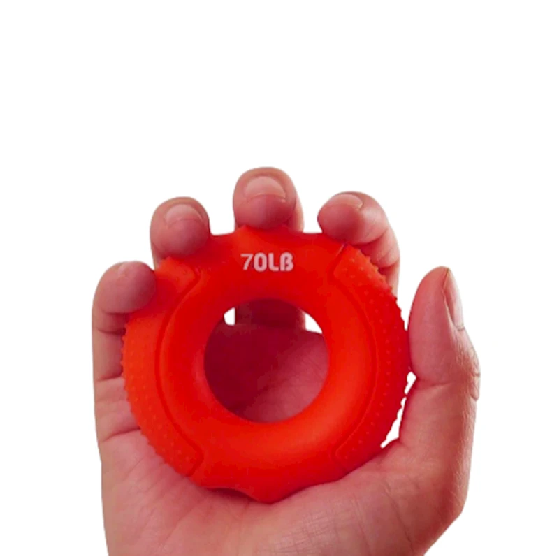 Bilək espanderi Gymnic 1135, silikon, 32 kq, qırmızı Bilək espanderi Gymnic 1135, silikon, 32 kq, qırmızı