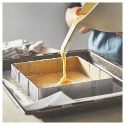 Форма для запекания IKEA Tartbak, нержавеющая сталь, 17х17х5 см, серебристая Форма для запекания IKEA Tartbak, нержавеющая сталь, 17х17х5 см, серебристая