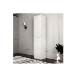 Шкаф Ev Plus Feliks 12115539, ЛДСП, белый, 34x30x160 см