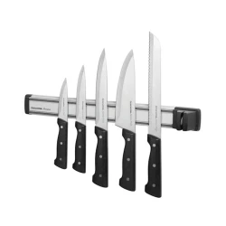 Магнитный держатель ножей Tescoma 101286, с точилкой для ножей, 41 см, серебристый