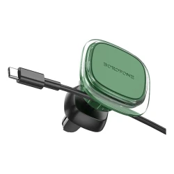 Автомобильный держатель для телефона Borofone BH82 Green Автомобильный держатель для телефона Borofone BH82 Green