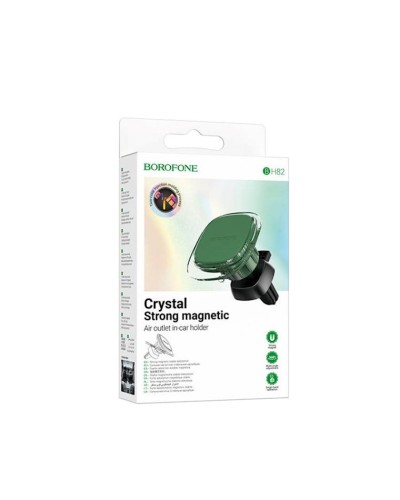 Avtomobil üçün telefon tutacağı Borofone BH82 Green