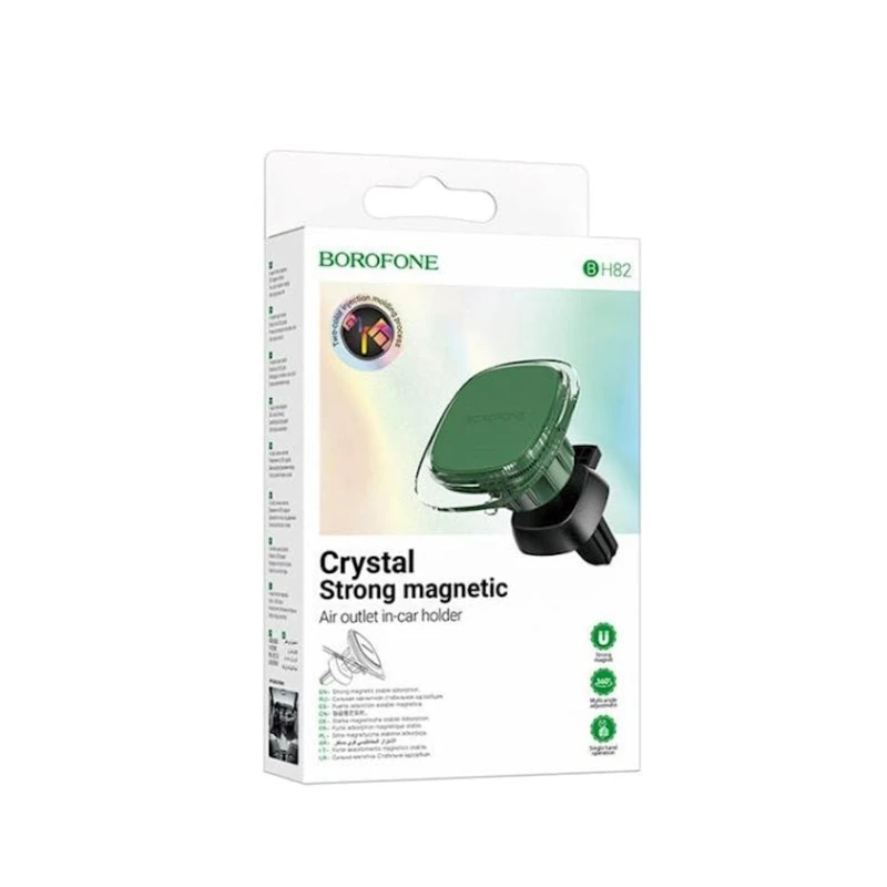 Автомобильный держатель для телефона Borofone BH82 Green Автомобильный держатель для телефона Borofone BH82 Green