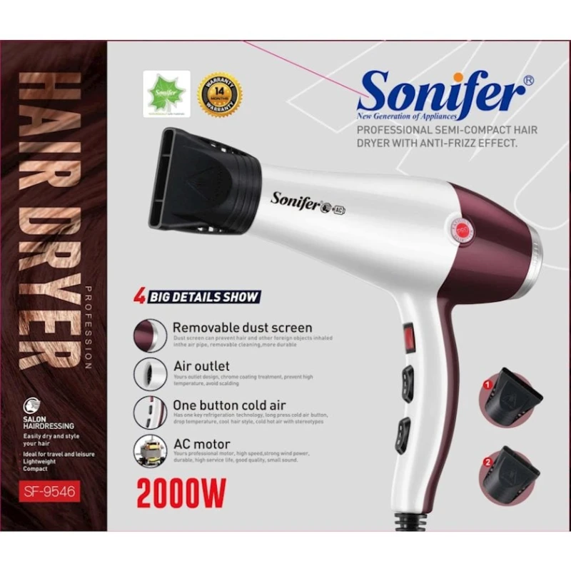 Фен Sonifer SF-9546 (SONIFER 9546)