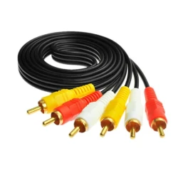 Кабель RCA - RCA 1.5 м, черный Кабель RCA - RCA 1.5 м, черный