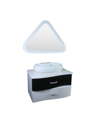 Çanaqlı tumba Gold Banyo 018, plastik/keramika, 80 sm