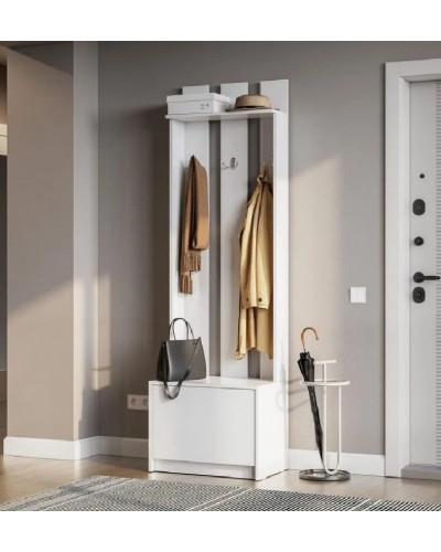 Rəfli asılqan Ev Plus 12116097, 60x40х190 sm