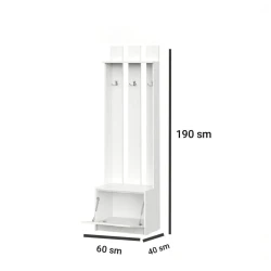 Вешалка в прихожую Ev Plus 12116097, 60x40х190 см Вешалка в прихожую Ev Plus 12116097, 60x40х190 см