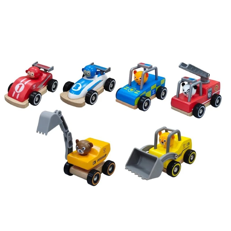 Детский набор машин Hape Wild Riders Vehicle Set, 18+ месяцев