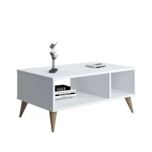 Jurnal masası TV Stend M5, LDSP, ağ, 90x40x55 sm