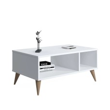 Jurnal masası TV Stend M5, LDSP, ağ, 90x40x55 sm