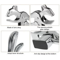 Орехокол Nutcraker,17.5x7.8 см, серебристый Орехокол Nutcraker,17.5x7.8 см, серебристый