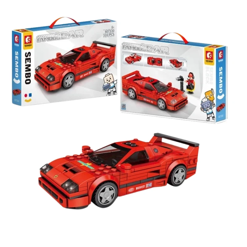 Konstruktor Sembo, qırmızı, 5+