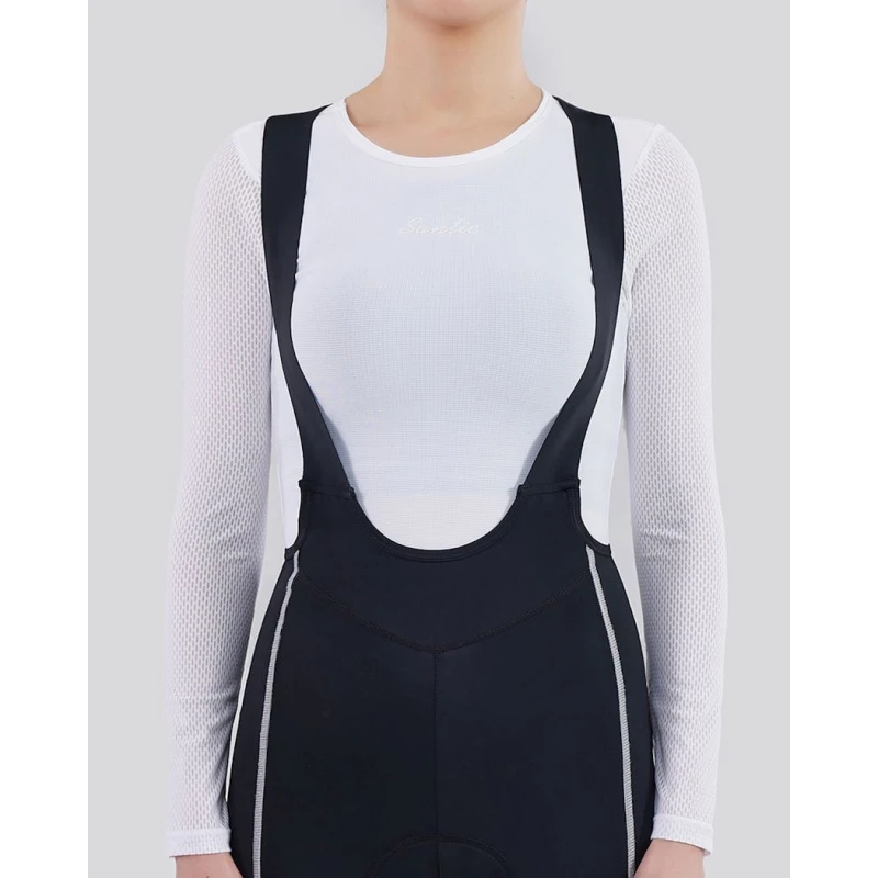 Майка женская Santic L2C01143W, белая, полиэстер, размер L