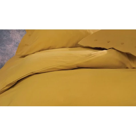 Комплект постельного белья Yataş Plain XL, пододеяльник 220x240 см, простыня 180x200 см, наволочка 50х70 см (2 шт), двуспальный, хлопок, желтый Комплект постельного белья Yataş Plain XL, пододеяльник 220x240 см, простыня 180x200 см, наволочка 50х70 см (2 шт), двуспальный, хлопок, желтый