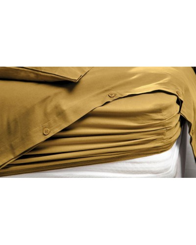 Yataq dəsti Yataş Plain XL, yorğan üzü 220x240 sm, mələfə 180x200 sm, yastıq üzü 50x70 sm (2 əd), ikinəfərlik, pambıq, sarı