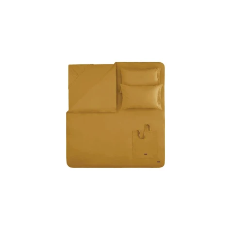 Комплект постельного белья Yataş Plain XL, пододеяльник 220x240 см, простыня 180x200 см, наволочка 50х70 см (2 шт), двуспальный, хлопок, желтый Комплект постельного белья Yataş Plain XL, пододеяльник 220x240 см, простыня 180x200 см, наволочка 50х70 см (2 шт), двуспальный, хлопок, желтый