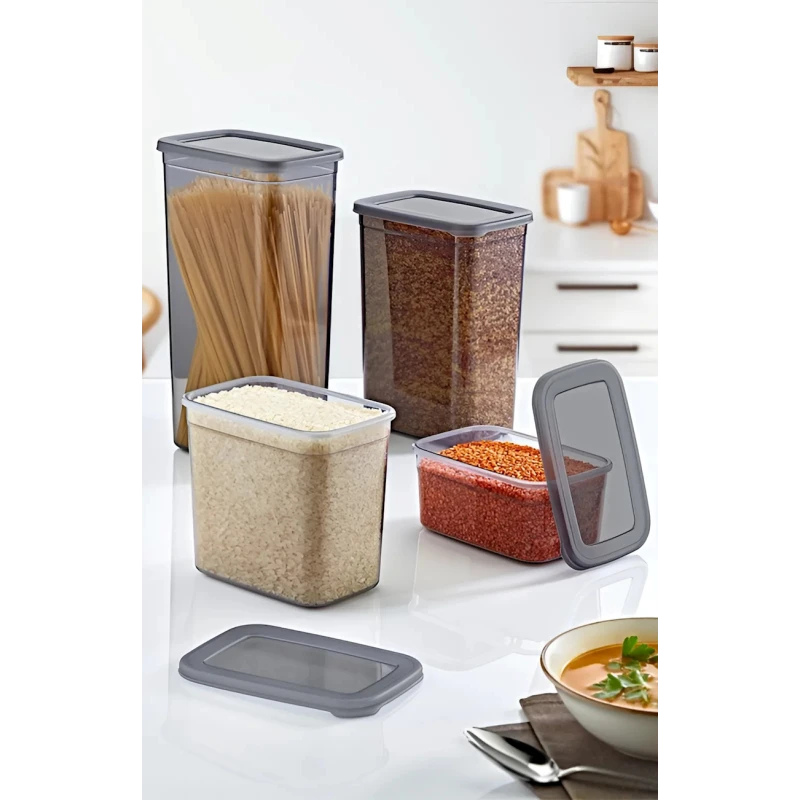 Контейнер для хранения продуктов Hobby Life Tower 20936, 1.6 л, 16x10.8x14.1 см, пластик, черный