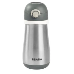 Термочашка для детей Beaba, серая, 350 мл