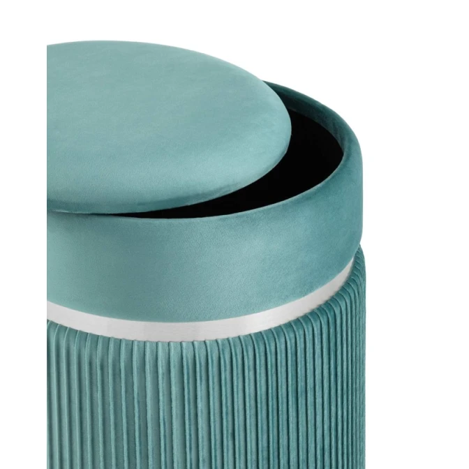 Пуфик 57, ткань, голубой, 40x35x35 см Пуфик 57, ткань, голубой, 40x35x35 см