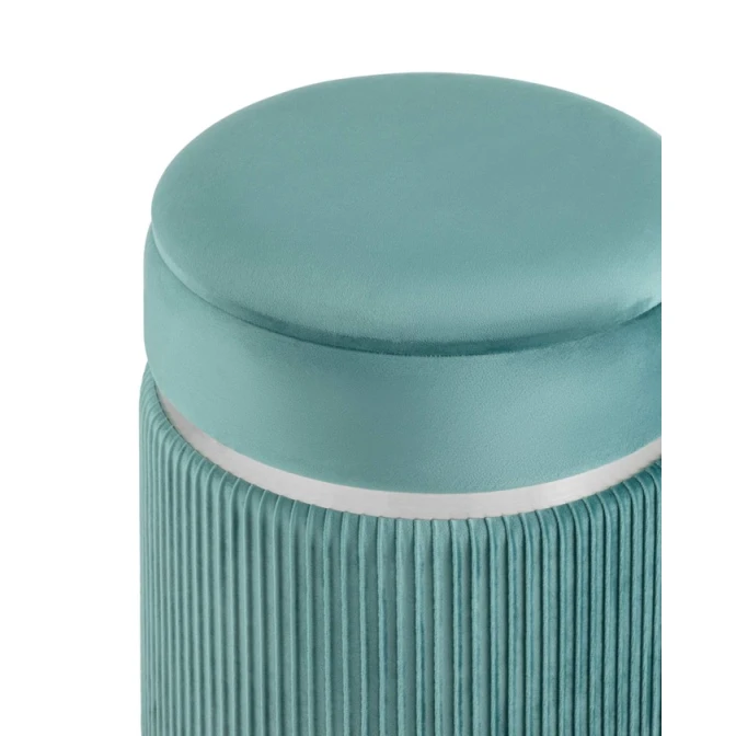 Пуфик 57, ткань, голубой, 40x35x35 см Пуфик 57, ткань, голубой, 40x35x35 см