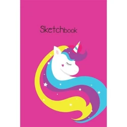 Скетчбук Проф-Пресс Единорог A5, 80 листов, 6+ лет (4665306139883)