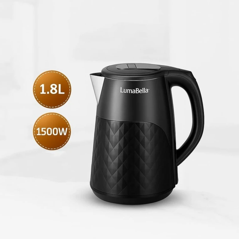 Электрический чайник Luma Bella LB-59020, black Электрический чайник Luma Bella LB-59020, black