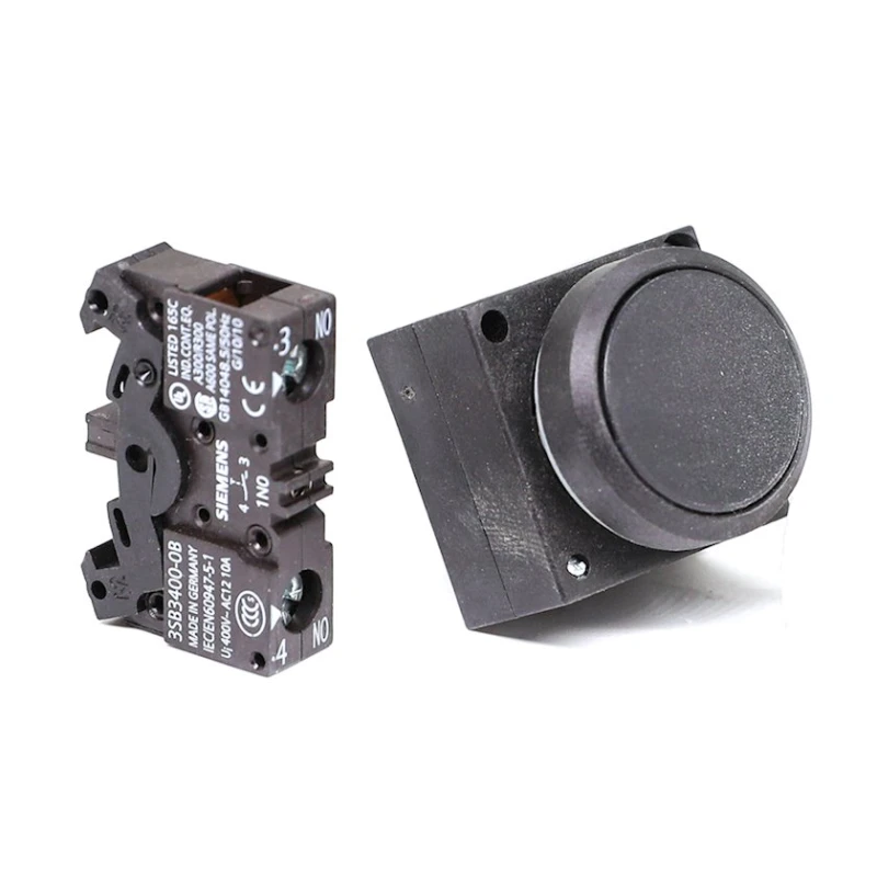 Выключатель Siemens 3SB3202 - OAA11, черный